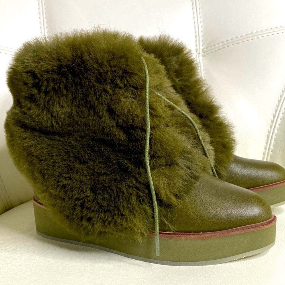 Sold - Australia Luxe Collective Olive Winter Boots - NO BOX